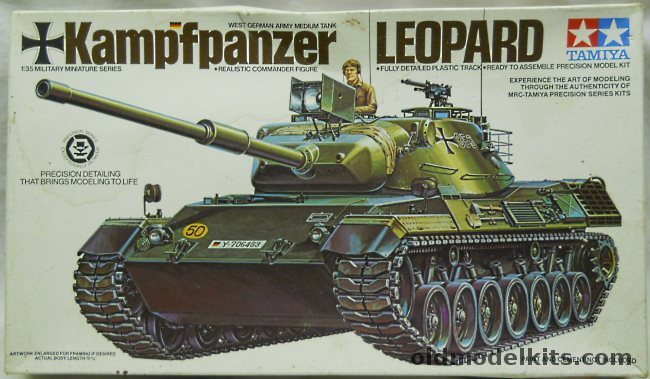 Tamiya 1/35 Kampfpanzer Leopard, MM164 plastic model kit